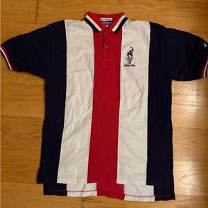 Atlanta 1996 Olympics Champion Red, White, and Blue Polo Shirt